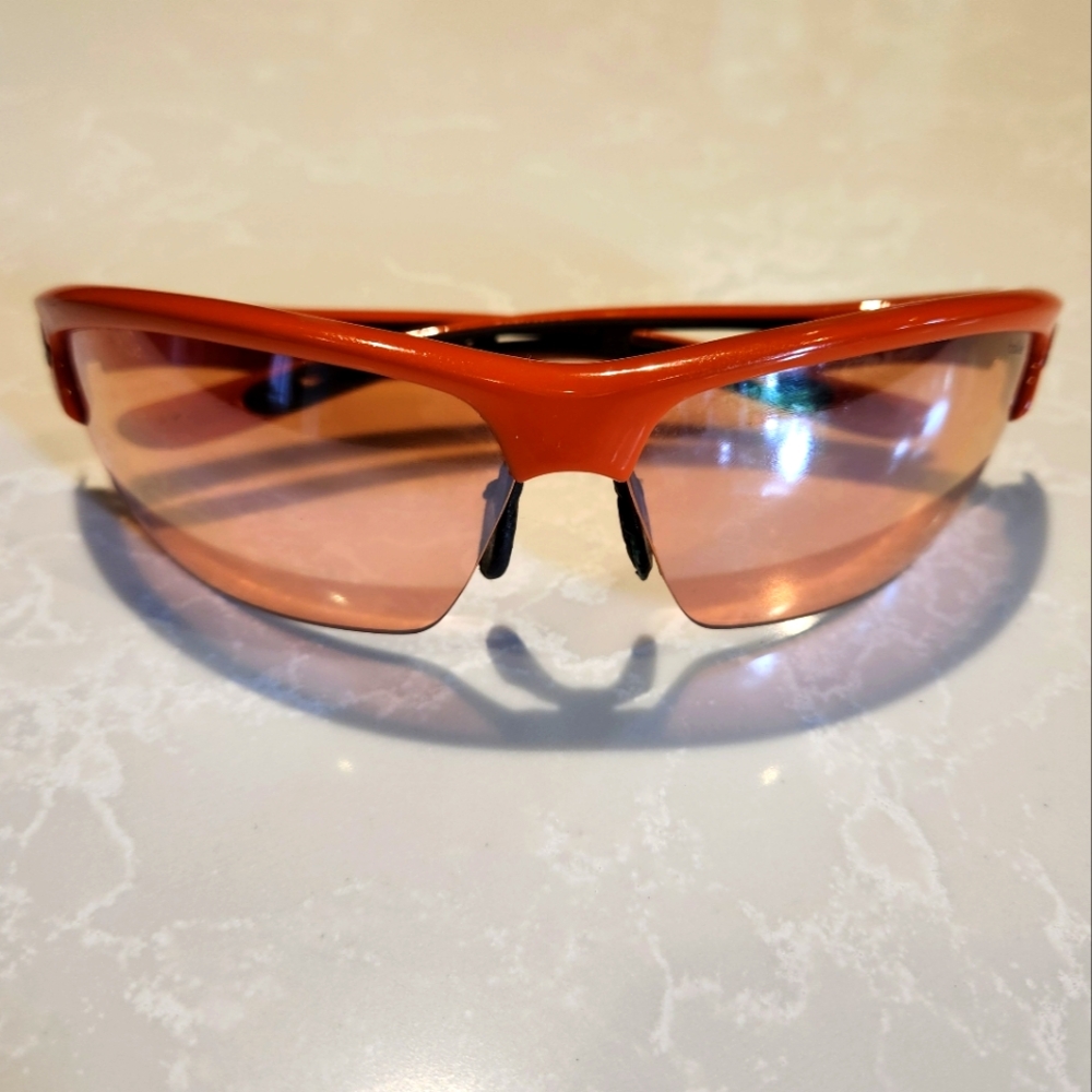 BOLLE Bolt 11524 Shiny Orange Sports Sunglasses Polychromic Lenses sz 76-20-125